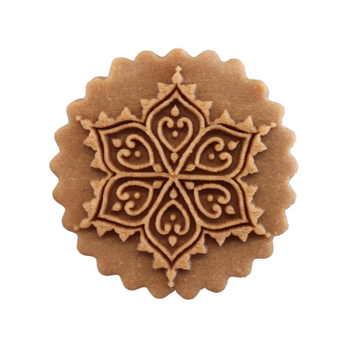 Stern als Schneeflocke mit Herzen (109)