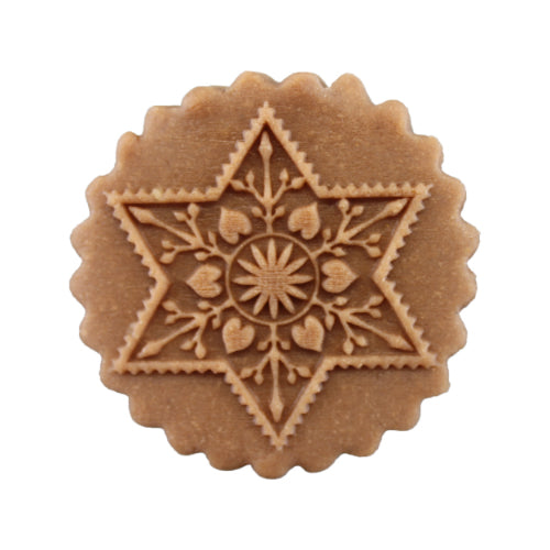 Stern mit Blume und Herzen (110)