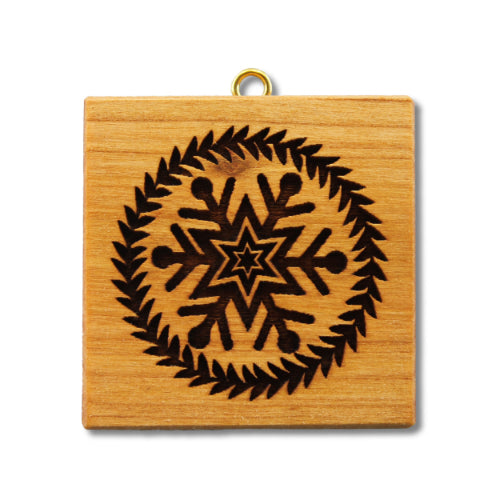 Schneeflocke mit Stern (118)