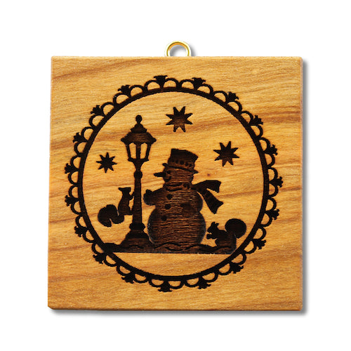 Schneemann mit Laterne (153 groß)