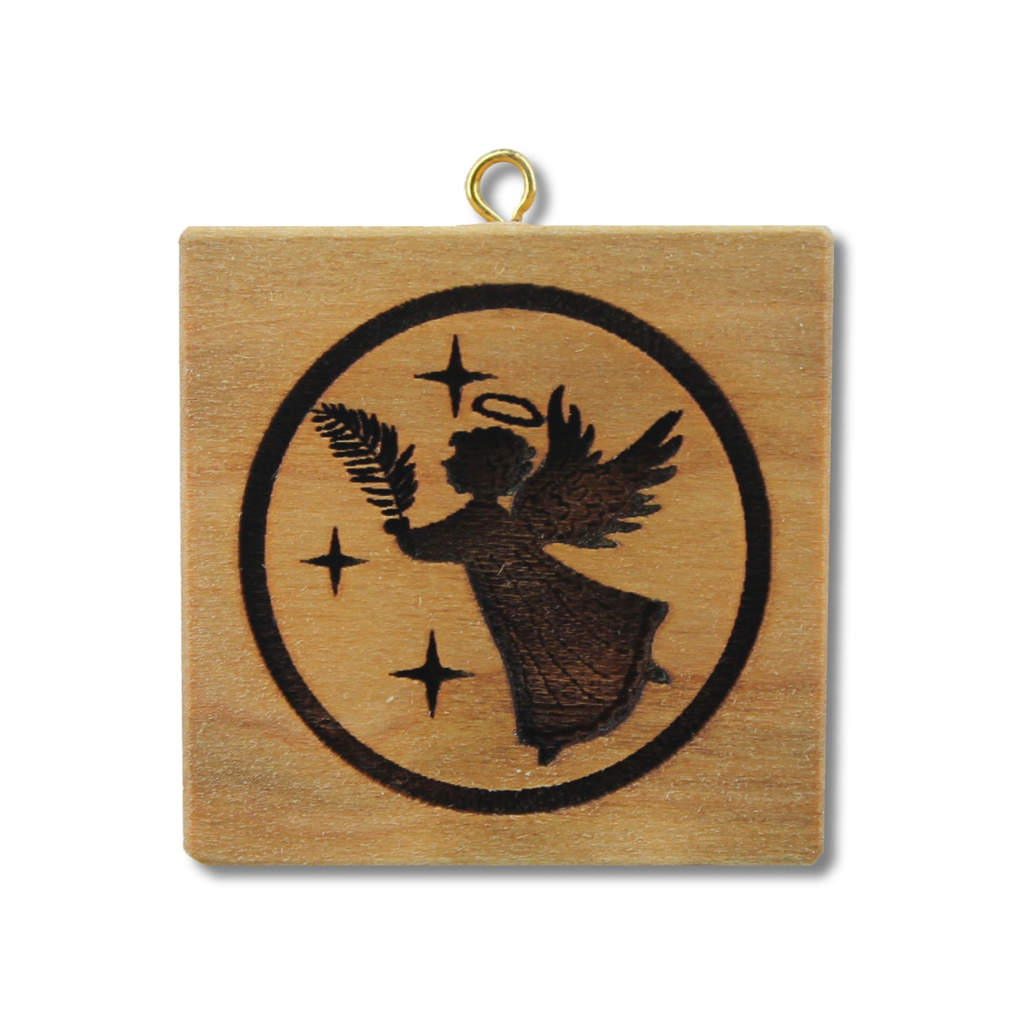 Engel fliegend mit Palmwedel (158)