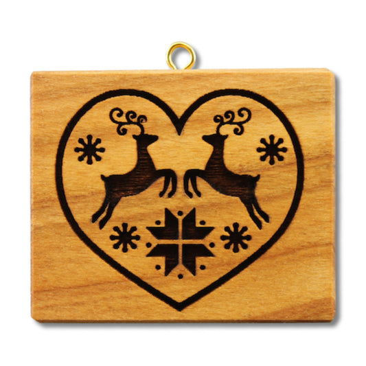 Herz mit schwedischem Hirschmotiv (308)