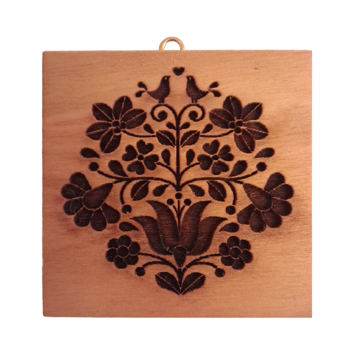 Blumenmotiv mit geflochtenem Rand (411)
