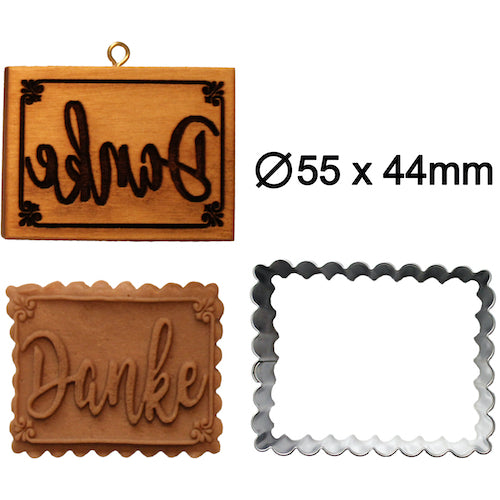 Ausstecher 55 x 44mm eckig